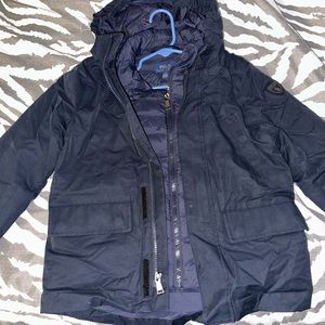 Boy's Versatile Shell Jacket Size 6 Navy